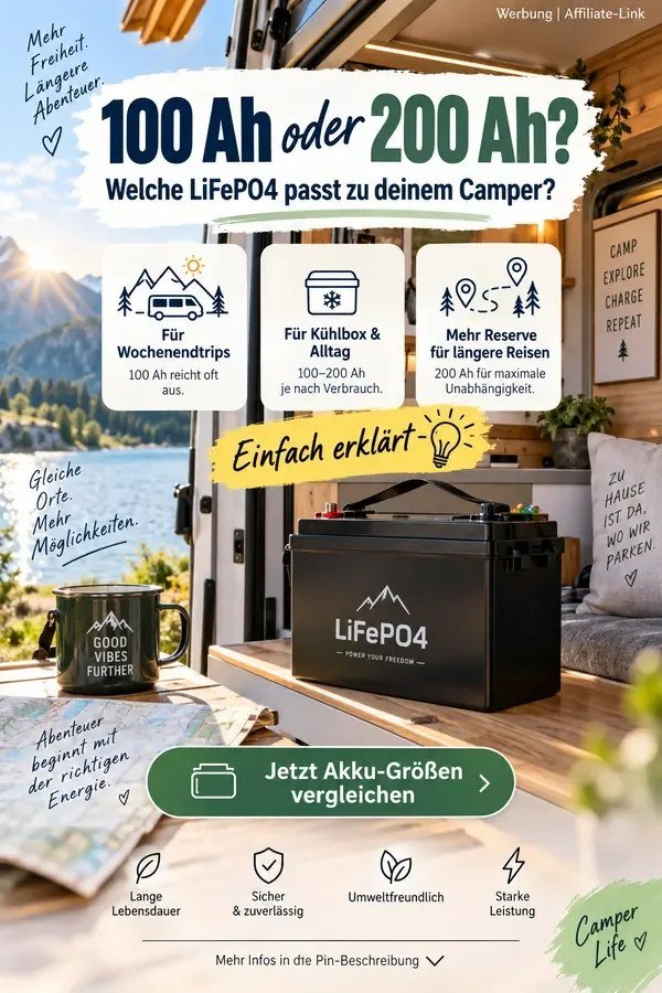 LiFePO4 Batterie im Camper